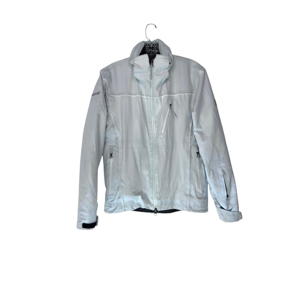 Nudown Coat Women's Blue Nylon Winter Recco Technology Ski‎ Snowboard Size XS